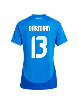 Italien Matteo Darmian #13 Replika Hemmakläder Dam EM 2024 Kortärmad